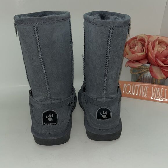 BEARPAW Adele Belted Boots Size 7 - Picture 3 of 10